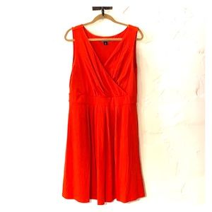 Orange Lands End Jersey dress